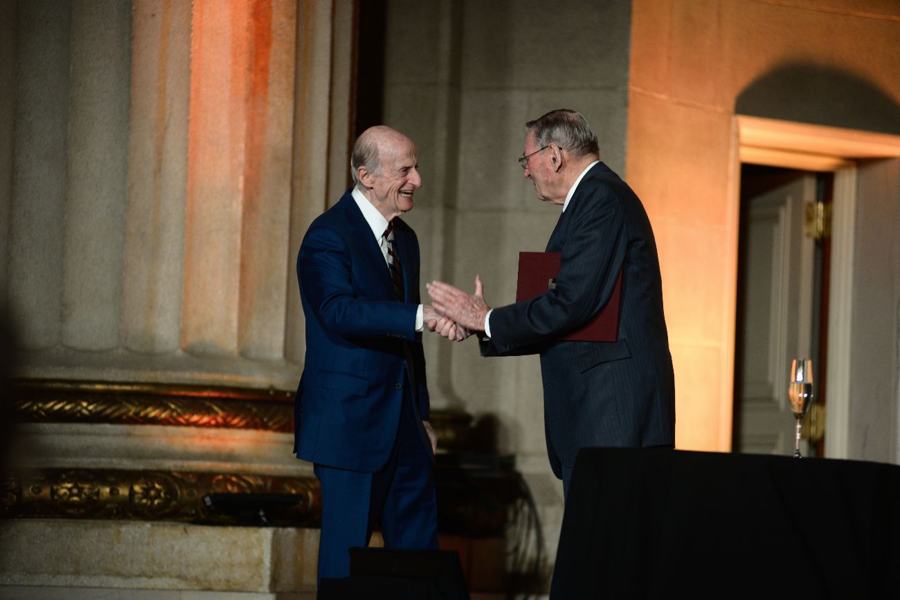 Eli N. Evans and Lester Crown