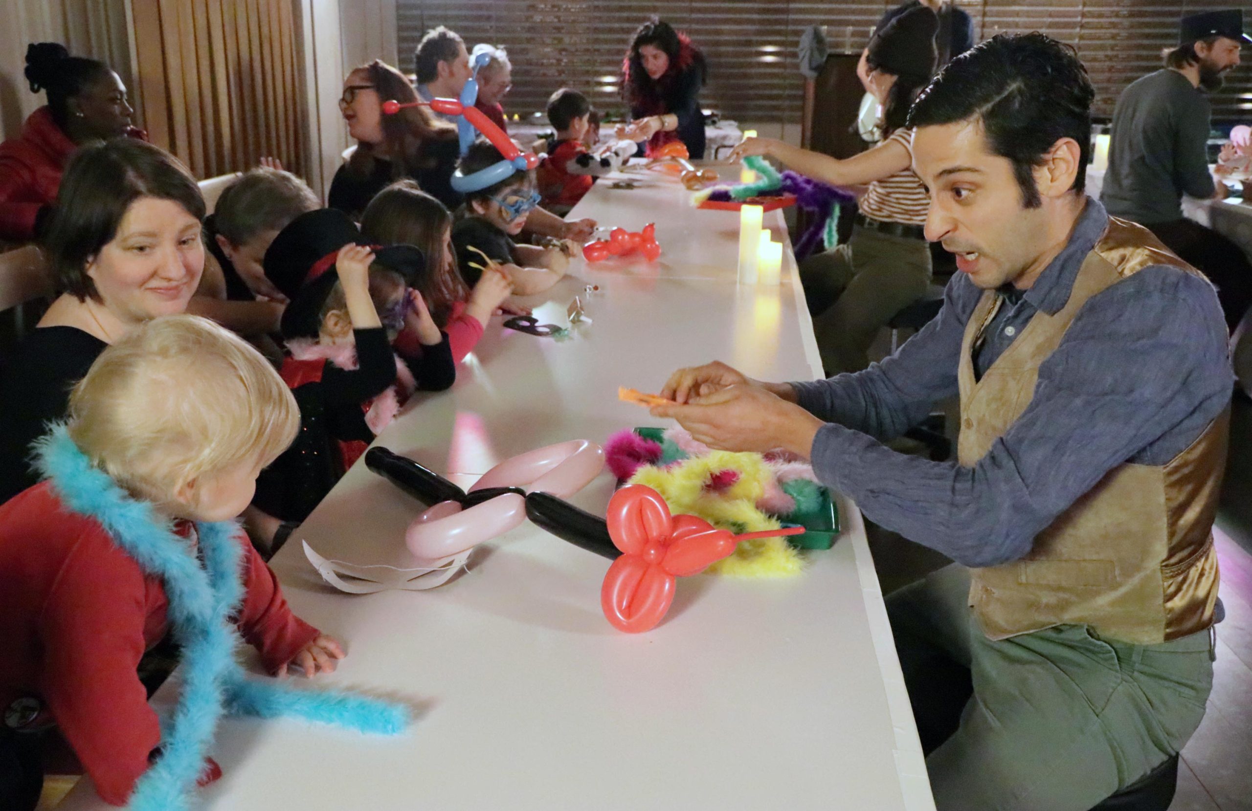 Behind the Mask: Purim Adventure (Photo by Harold Levine)