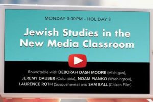 Digital Storytelling in Jewish Studies
